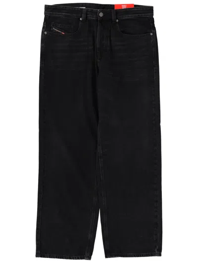 Diesel Denim Jeans Belt Loops Five Pocket Design In Black
