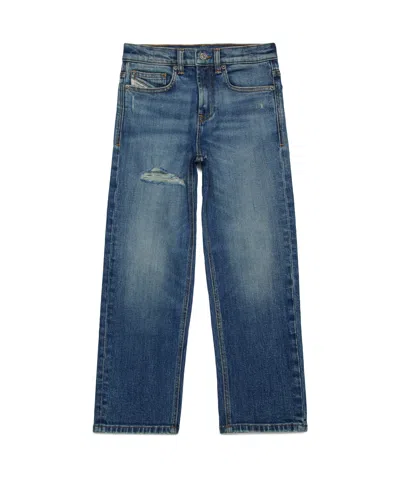 DIESEL DIESEL KIDS 2001 D-MACRO MID-RISE DISTRESSED JEANS
