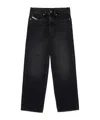 Diesel 2001 D-macro Straight Jeans In Black