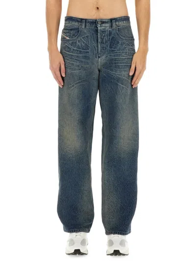 Diesel 2001 D-macro-fsg1 Denim Jeans In Blue