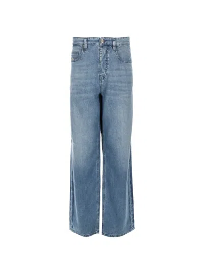 Diesel 2001 D-marco Faded Straight-leg Jeans In Blue