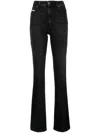 Diesel Faded Wash Flared Denim Trousers