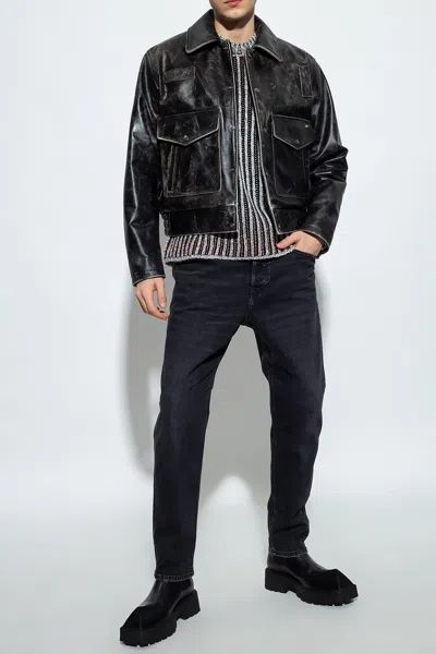 Diesel D-macro Jeans In Black