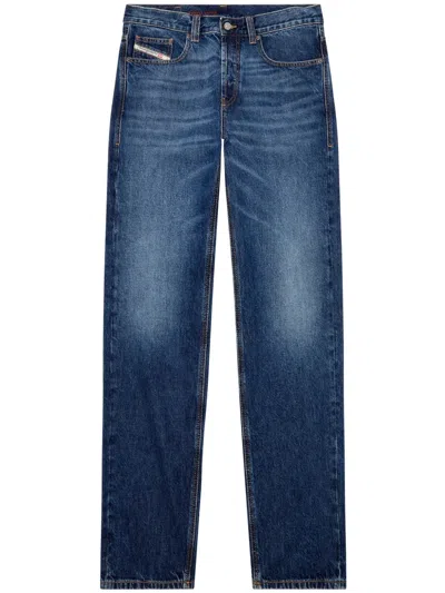 Diesel 2010 D-macs 09i27 Straight-leg Jeans In Blue