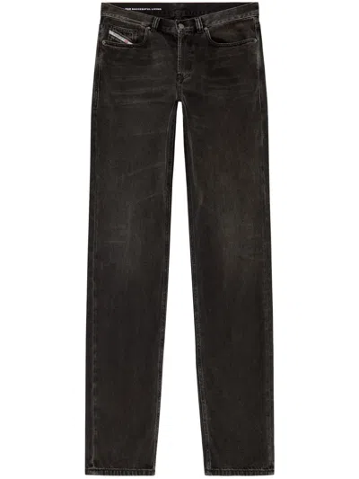 Diesel 2010 D-macs 09j96 Straight-leg Jeans In Schwarz