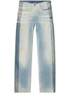 Diesel Blue Straight 2010 D-macs 09k22 Jeans In Blue