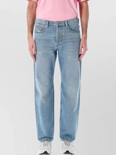 Diesel 2010 D-macs Trousers With Back Patch Pockets In Blue