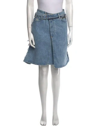 Pre-owned Diesel 2010's Knee-length Skirt In Blue
