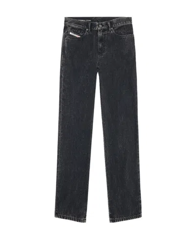 Diesel 2016 D-air Faded Boyfriend Jeans In Black