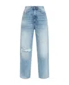 Diesel 2016 D-air Mid-rise Boyfriend Jeans In Blue