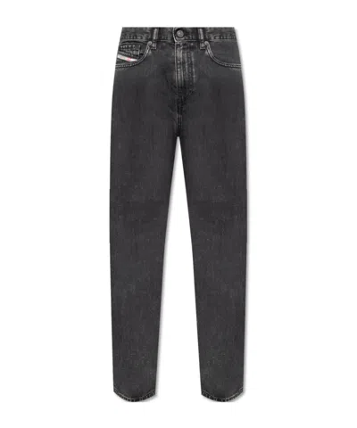 Diesel 2016 D-air Straight-leg Jeans In Black