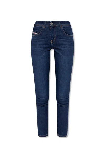 Diesel 2017 Slandy Super Skinny Jeans In Blue