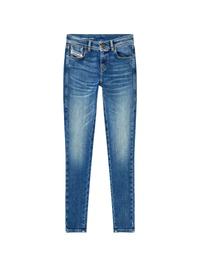 Diesel 2017 Slandy Super-skinny Jeans In Blue