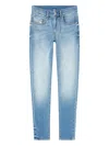Diesel 2019 D Strukt Trousers With Five Pocket Design In Blue