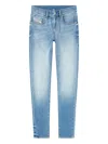 Diesel 2019 D Strukt Trousers With Five Pocket Design In Blue