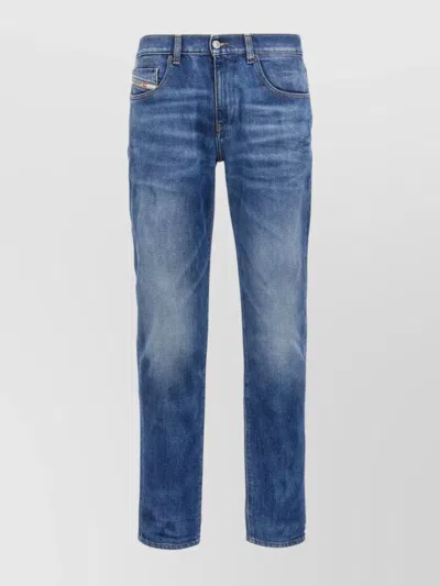 Diesel 2019 D-strukt Faded Effect Jeans In Blue