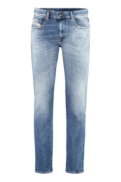 Diesel 2019 D-struktslim Fit Jeans In Navy
