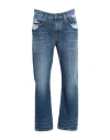Diesel 2020 D-viker 007q2 Straight Jeans Man Jeans Blue Size 33w-32l Cotton, Hemp, Elastane In Blue