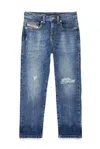 Diesel Mid-rise Slim-fit Jeans In Blue