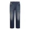 DIESEL 2020 D-VIKER LOGO EMBROIDERED JEANS