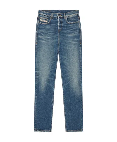 Diesel 2020 D-viker Straight Leg Jeans In 01