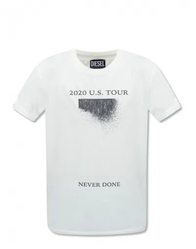 Diesel 2020 Tour White T-shirt In Neutral