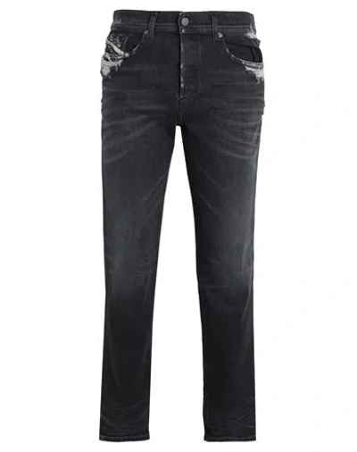 Diesel 2023 D-finitive 09g23 Tapered Jeans Man Jeans Black Size 34w-32l Cotton, Elastane