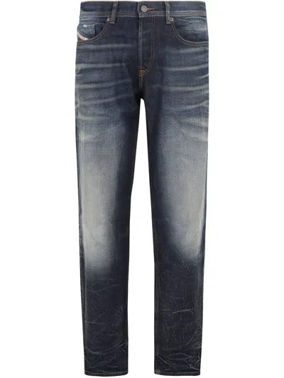 Diesel 2023 D-finitive 09l52 Tapered Jeans In Blue