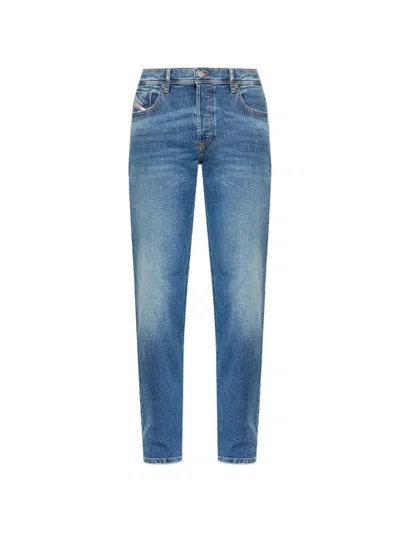Diesel 2023 D-finitive Button-fastening Jeans In Blue