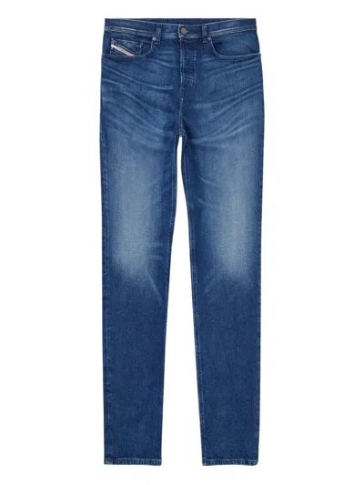 Diesel Classic Straight-leg Jeans With Medium Blue Wash