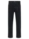 Diesel 2005 D-fining Tapered Jeans In Black