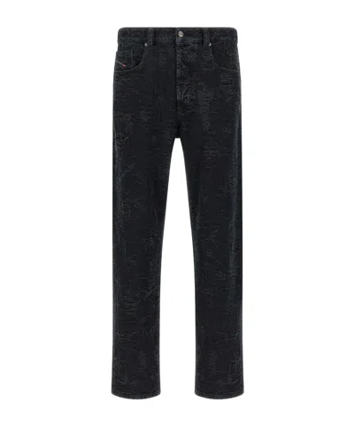 DIESEL DESTROYED-EFFECT JEANS