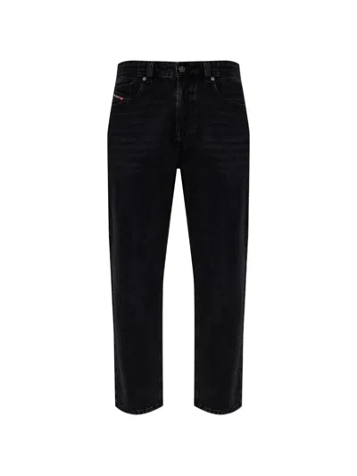 Diesel 2024 D-macs Logo Jeans In Black