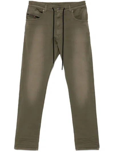 Diesel 2030 D-krooley Jeans In Green