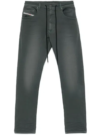 Diesel 2030 D-krooley Jeans In Green