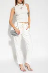 Diesel Light Washed 2041 D-fayza Jogg Jeans With Drawstring Waist In White