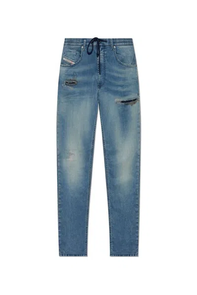 Diesel D-krooley-b Jeans In Blue