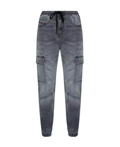 Diesel 2051 D-ursy Mid-rise Slim-leg Jeans In Gray