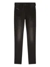 Diesel 2062 D-strukt Five-pocket Jeans In Black