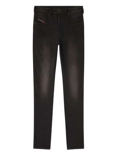 Diesel 2062 D-strukt Five-pocket Jeans In Black