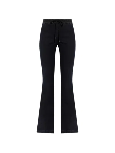 Diesel 2069 D-ebbey Drawstring-waist Trousers In Black
