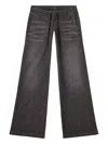 Diesel 2078 D-ainty Drawstring Jeans In Black