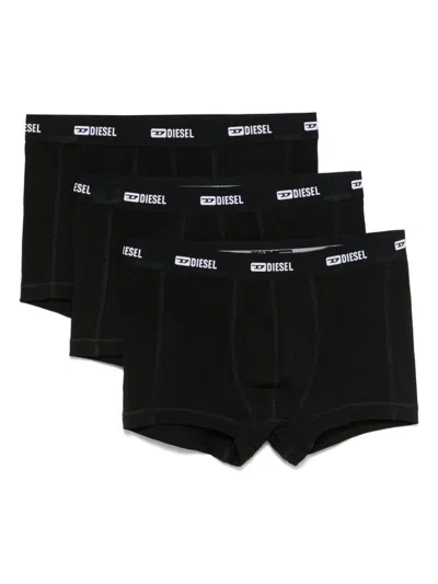 Diesel 3-pack Black Cotton Boxer Shorts