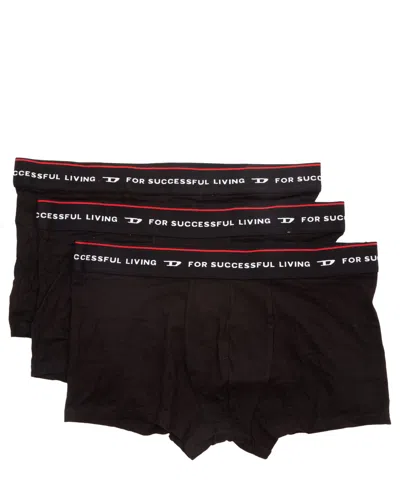 Diesel 3 Pack Boxer In Black