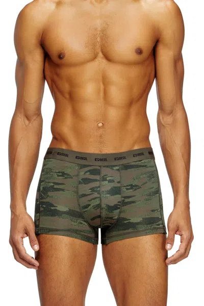 Diesel 3-pack Of Boxer Briefs Plain And Camo In Multi