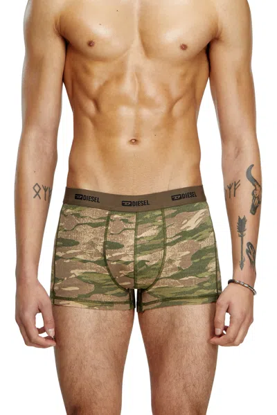 Diesel 3-pack Of Boxer Briefs Plain And Camo In Multicolor
