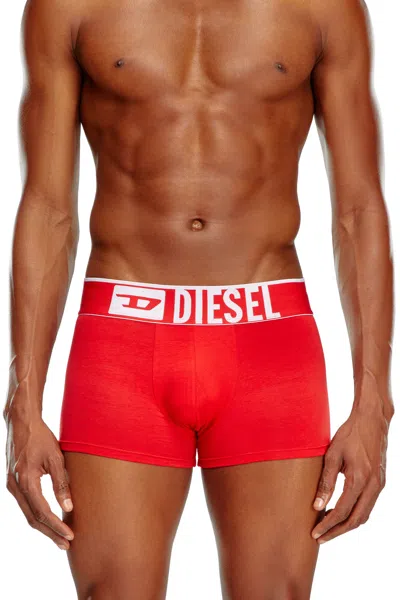 Diesel 3-pack Of Boxer Briefs With Cut-off Logo In Multicolor