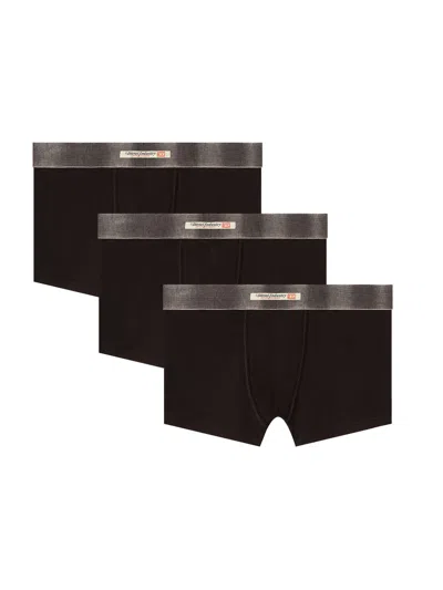 Diesel 3-pack Of Boxers "damien-dnm" In Black