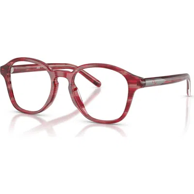 Diesel ® 49mm Phantos Optical Glasses In Red