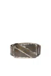 Diesel 4cm Archival Belt With Rust-effect Buckle In Brown